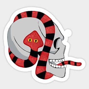 Snake skull Sticker